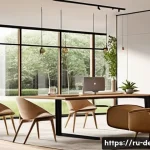 인테리어 코디네이터의 프로젝트 관리 스킬 - **Prompt: The Visionary Dialogue**
    A sophisticated female interior design coordinator, elegantly...